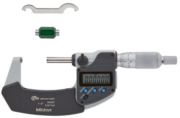 Micrómetro para tubos 25-50 mm/1-2" Inch/Metric, 1-2", IP65